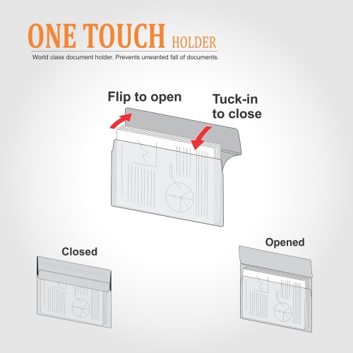 One Touch Holder (SH102), Pack of 5